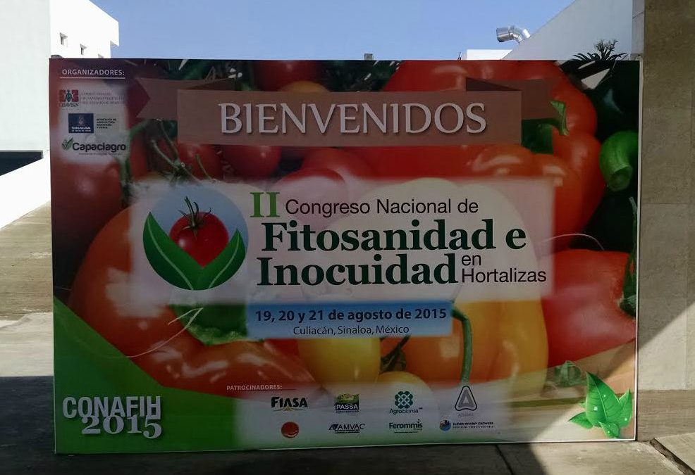 Algas Pacific presente como expositor en el II Congreso Nacional de Fitosanidad e Inocuidad en Hortalizas.